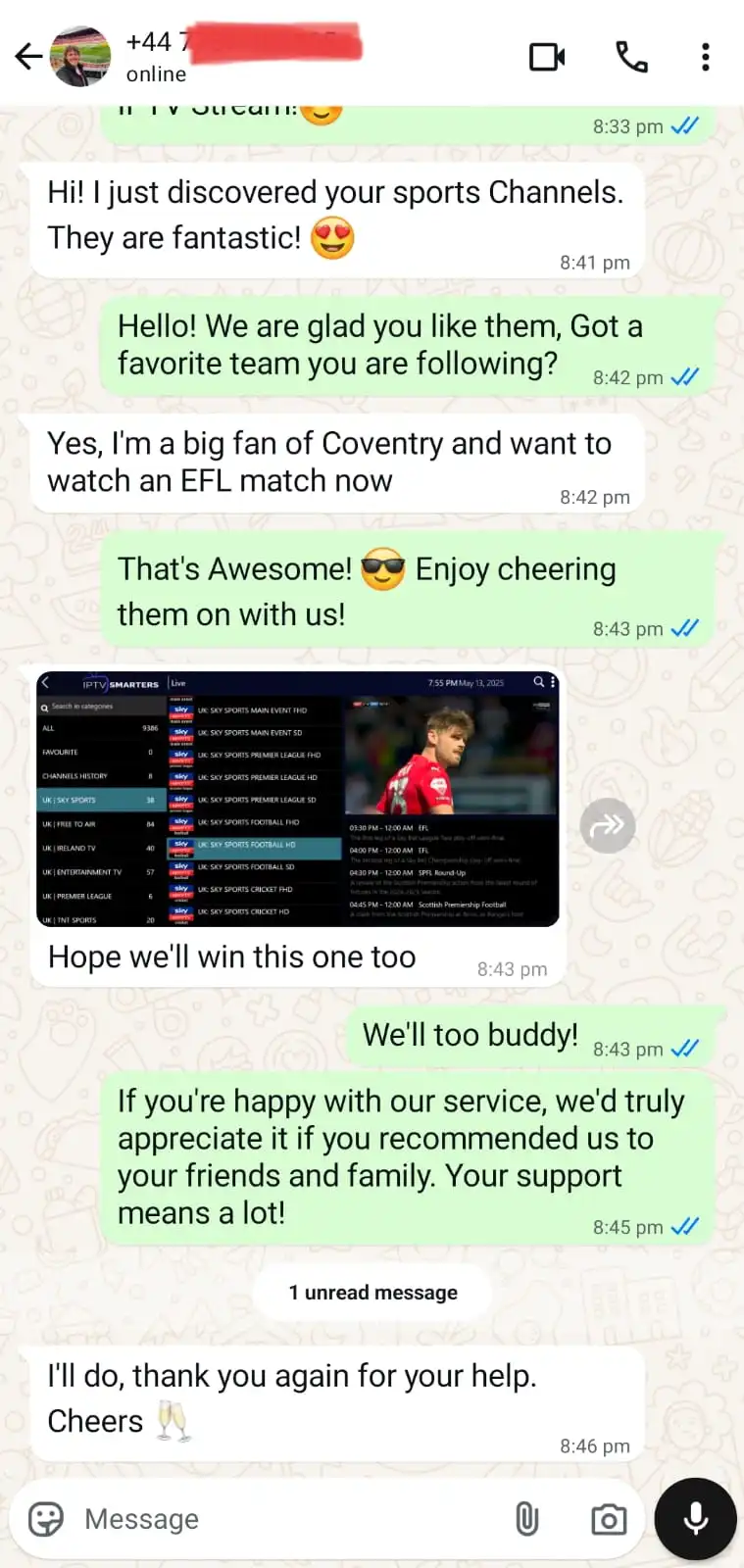 Customer review 5