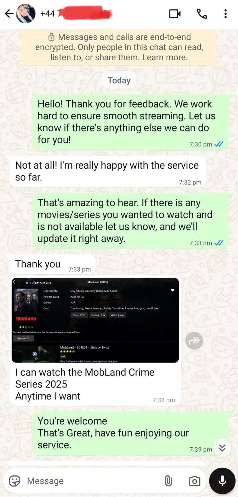 Customer review 2